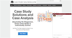 Desktop Screenshot of case-study-solutions.com