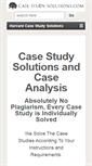 Mobile Screenshot of case-study-solutions.com