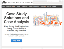 Tablet Screenshot of case-study-solutions.com